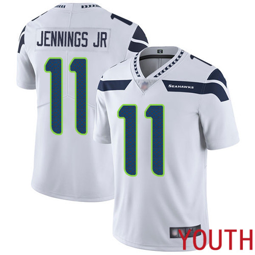 Seattle Seahawks Limited White Youth Gary Jennings Jr. Road Jersey NFL Football 11 Vapor Untouchable